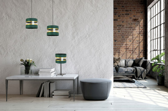 Light Home Метална Настолна лампа за Цокъл E27 с Черен Абажур и Основа