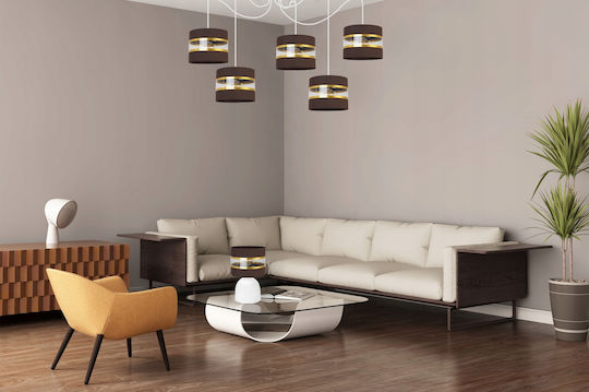 Light Home Metall Tischlampe für Fassung E27 mit Weiß Schirm und Basis