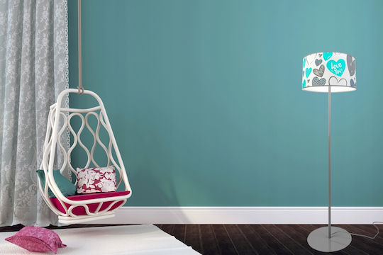 Light Home LED Kinder Dekorative Lampe Türkis 30εκ.