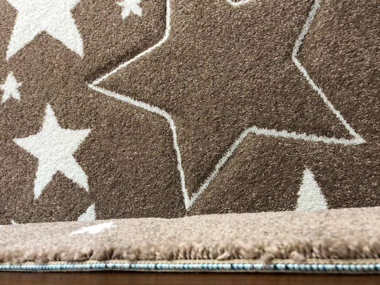 Koulis Carpets 1325a Kinder Teppich Sterne Beige 165x230cm