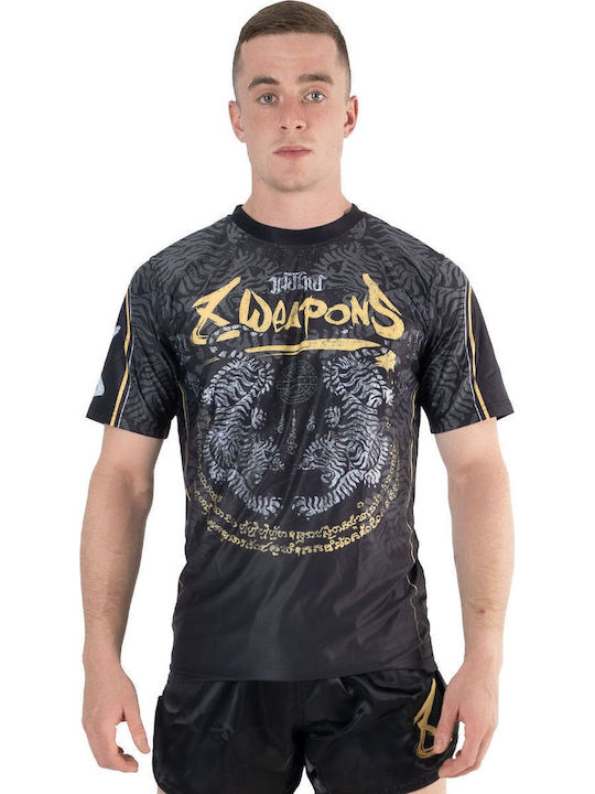 8 Weapons Herren Kurzärmlig T-Shirt 8180004 Schwarz