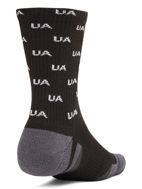 Under Armour Running Socks Black 3 Pairs