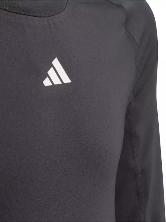 Παιδική Μπλούζα Μακρυμάνικη Μαύρη Techfit Aeroready