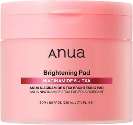 Anua Brightening Niacinamide 5% + TXA Facial Toning Pads 60 Pieces