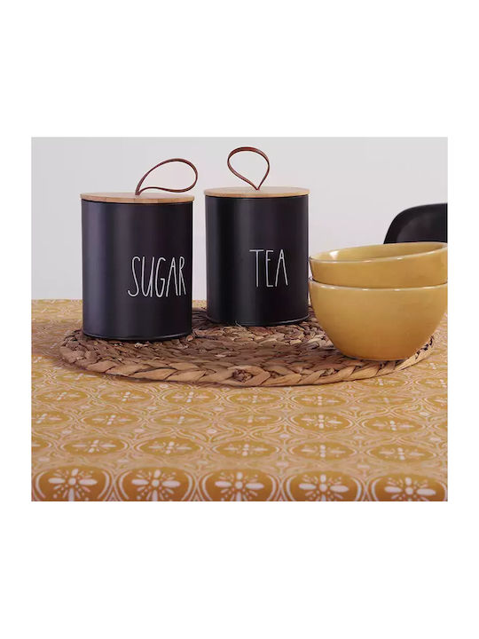 Nef-Nef Homeware Tischtuch Fleckabweisend Jeneria Mustard 140x180cm
