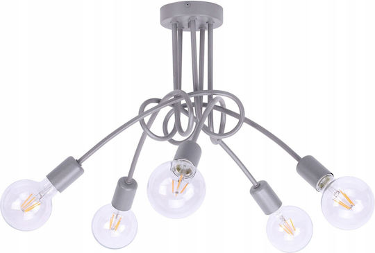 Light Home Κρεμαστό Φωτιστικό Μαύρο για 12 Λαμπτήρες E27