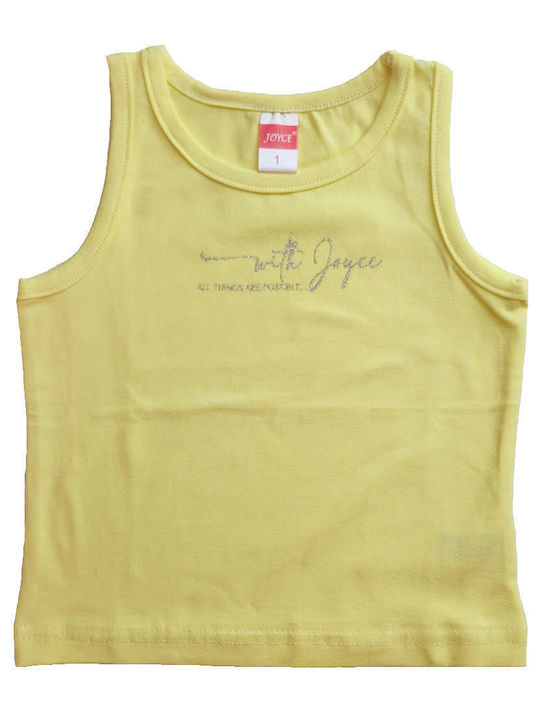 Σετ Παιδικές Μπλούζες Κίτρινες Tank Top