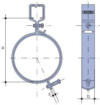 Steel Clip 40mm Complete Qs Quick Stream