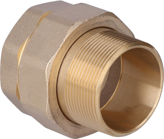 Straight Short 2" Twist Fitting O-ring Brass