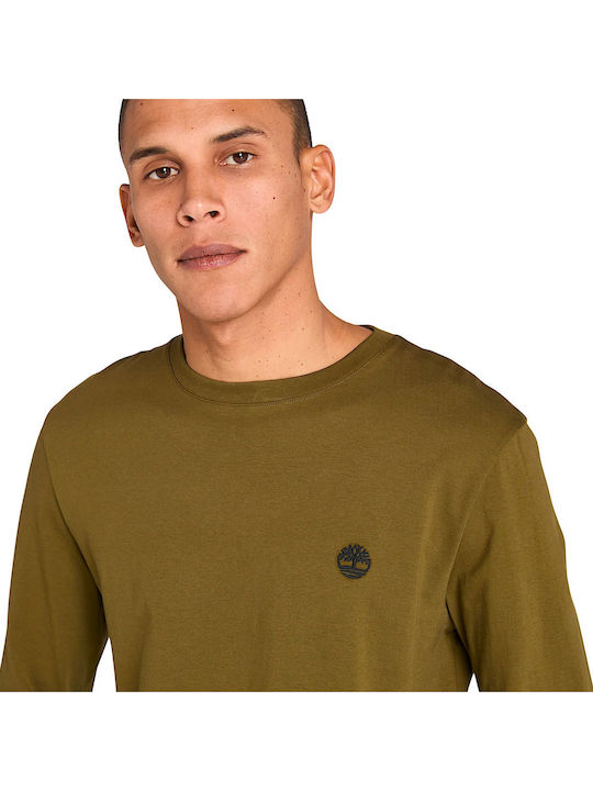 Dunstan River Herrenblusen Langarm Olive