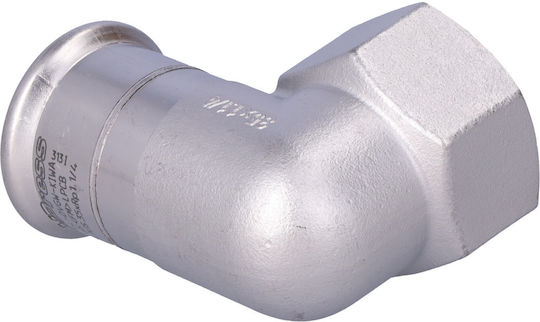 90° Elbow Gw Stainless Steel 35 Rp1 1/4"