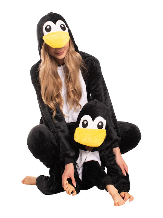 Winter Women's Onesie Pajama Black
