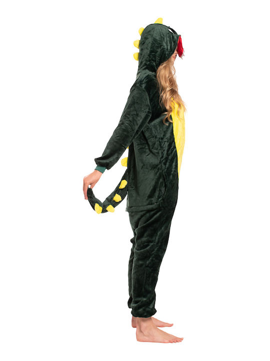 Pijama Onesie De Iarnă Pentru Femei Verde