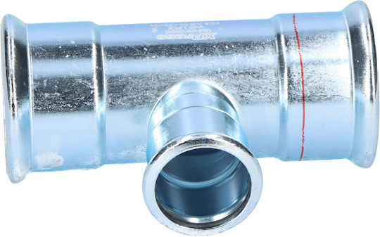 Steel Reducing Pipe Tee 54 35 54