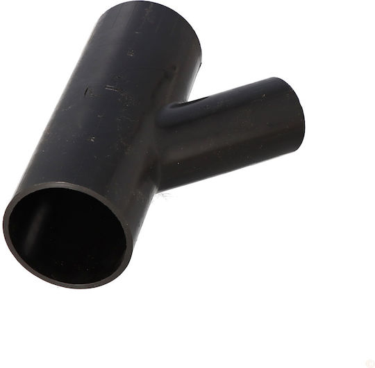 Pehd Tee 75x50/45 S12.5 Black Color Qs Quick Stream