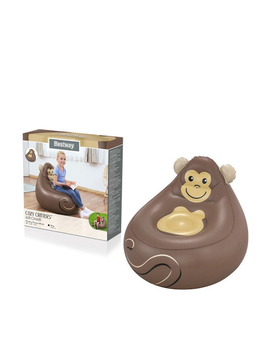 Sessel Cozy Critters Brauner Affe 72x72x64cm 1Stück