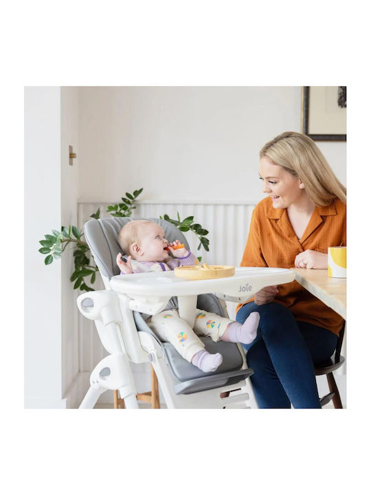 Joie Mimzy Klappbarer Baby Hochstuhl 2 in 1 mit Höhenverstellbar Grau