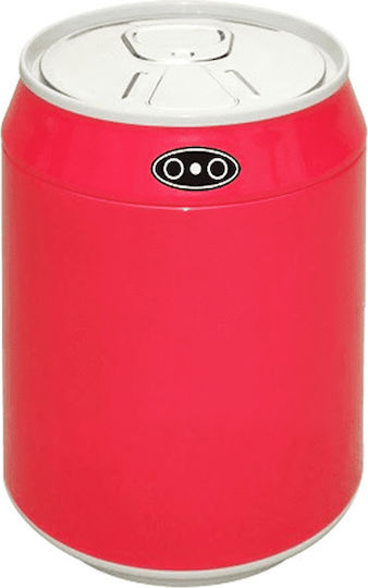 Ecosales Ecosales Waste Bin Made of Inox Steel with Sensor Red 6lt