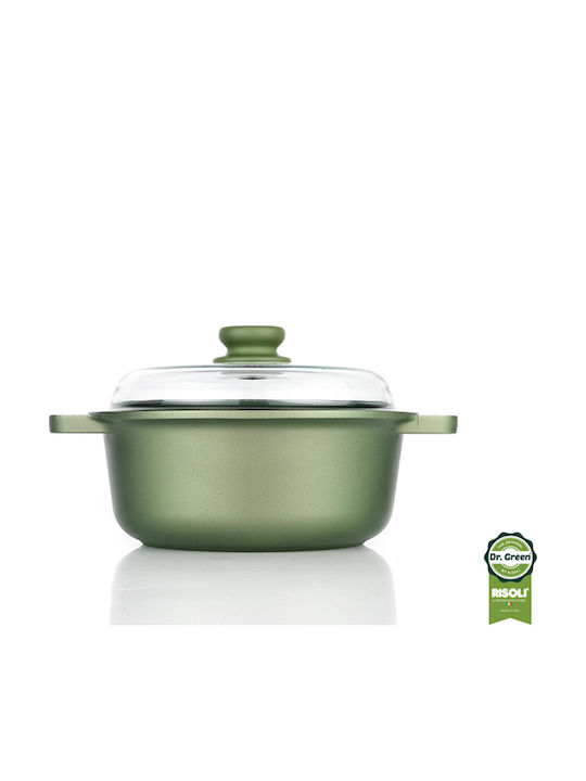 Risoli Dr.Green Deep Pot made of Cast Aluminum 28cm