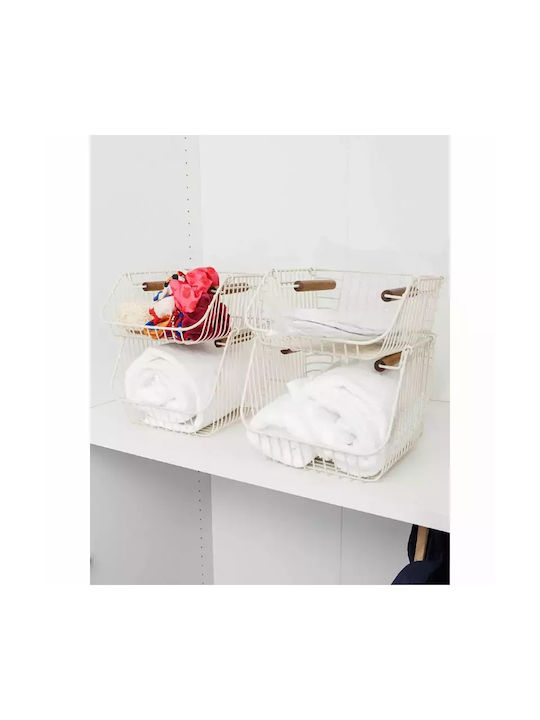 Estia Allure Kitchen Organizer Racks Metallic in Beige Colour 36.5x20.7x25cm