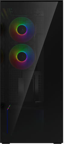 Arctic Xtender VG Gaming Midi Tower Κουτί Υπολογιστή με Πλαϊνό Παράθυρο Μαύρο