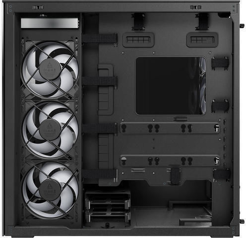 Arctic Xtender VG Mirror Gaming Midi Tower Computer Case With Side Window Black