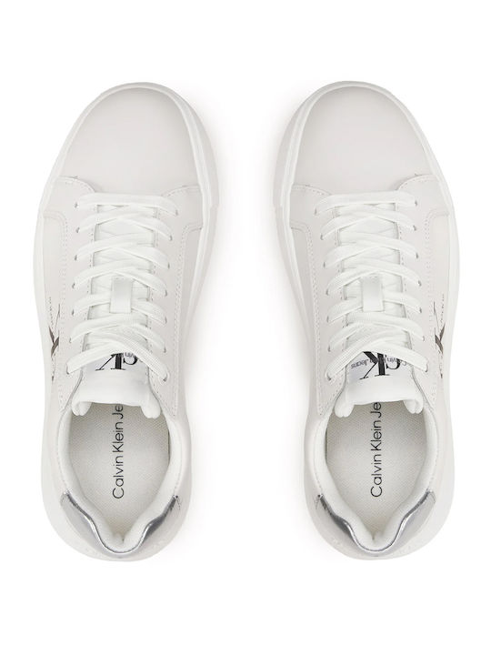 Chunky Sneakers Bright White / Silver