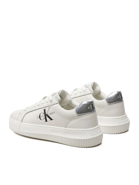 Chunky Sneakers Bright White / Silver