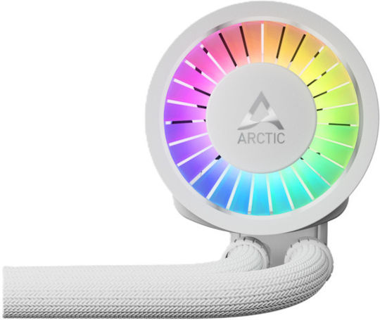 Arctic Liquid Freezer III Pro 420 Охлаждане AIO CPU с 3 Вентилатора 140mm и ARGB Осветление Бял