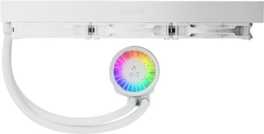Arctic Liquid Freezer III Pro 420 Охлаждане AIO CPU с 3 Вентилатора 140mm и ARGB Осветление Бял