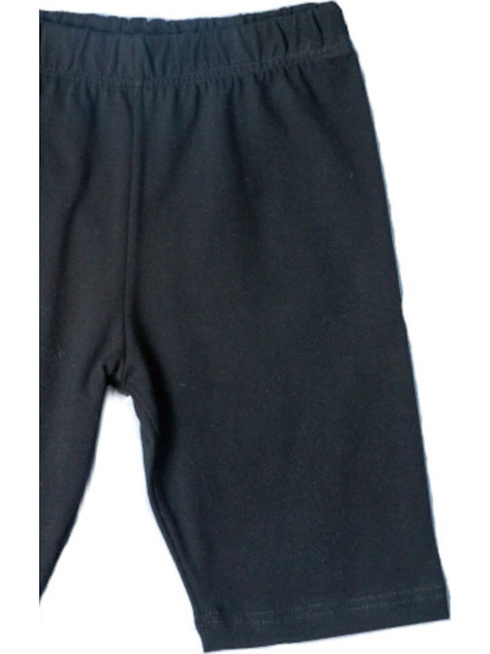 Kids Legging Cycling Short Black