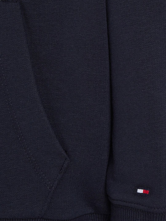 Kids Sweatshirt with Hood and Pockets Navy Blue