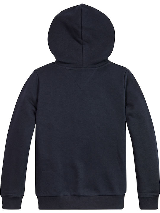 Kids Sweatshirt with Hood and Pockets Navy Blue