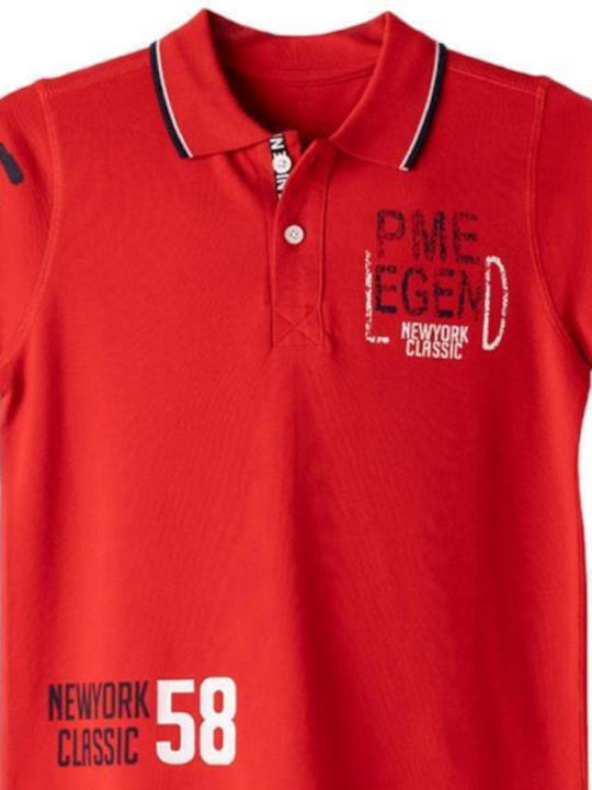 Παιδικό Polo Κοντομάνικο Κόκκινο