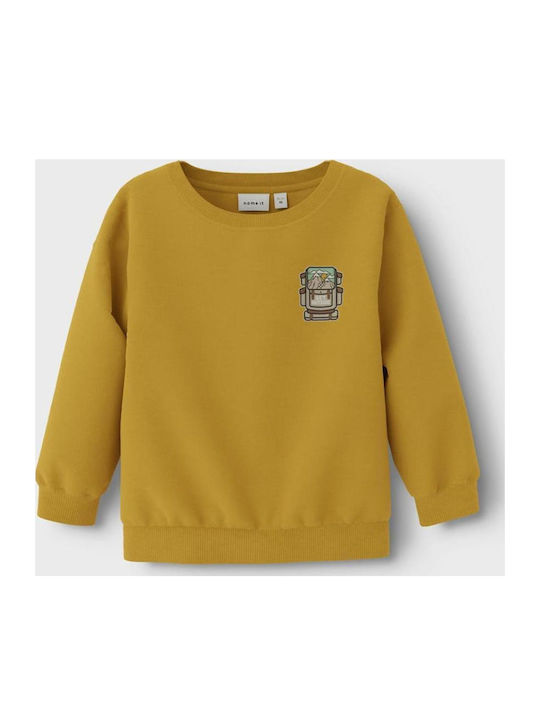 Kinder-Sweatshirt Mustard