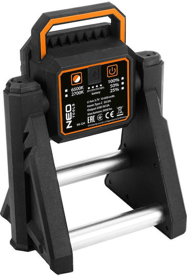 Neo Tools Jobsite Light LED with Brightness up to 3000lm