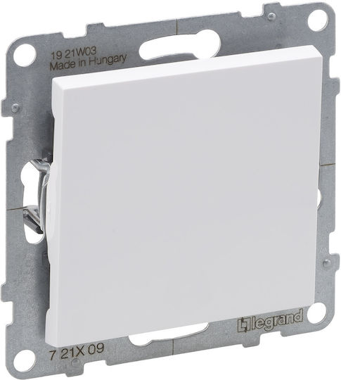 Ein-Aus-Schalter Single Button 6 A 250 V Automatische Anschlüsse Weiß Suno