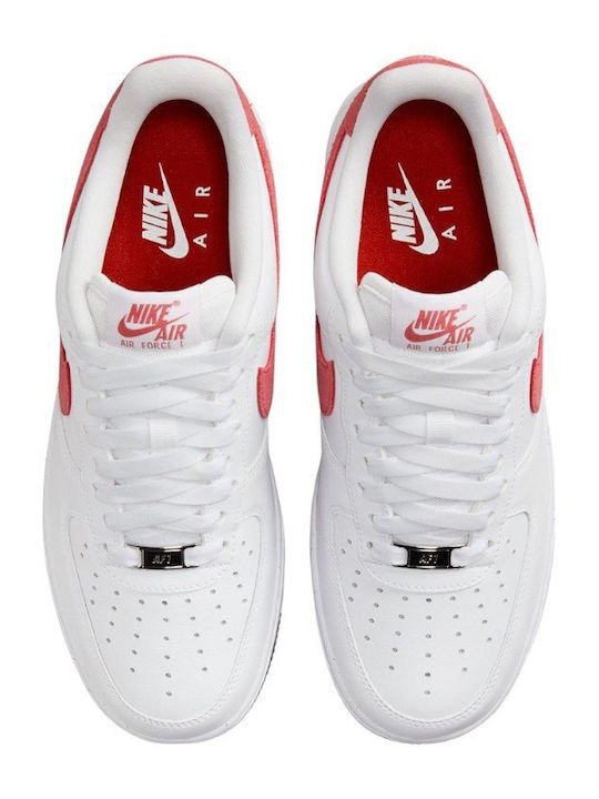 Air Force 1 '07 Damen Sneakers White / Adobe / Team Red / Dragon Red