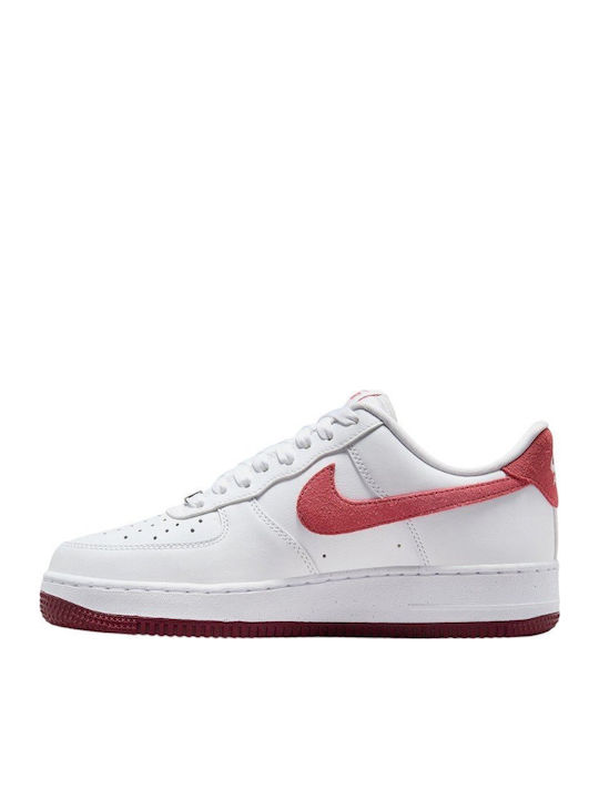 Air Force 1 '07 Damen Sneakers White / Adobe / Team Red / Dragon Red