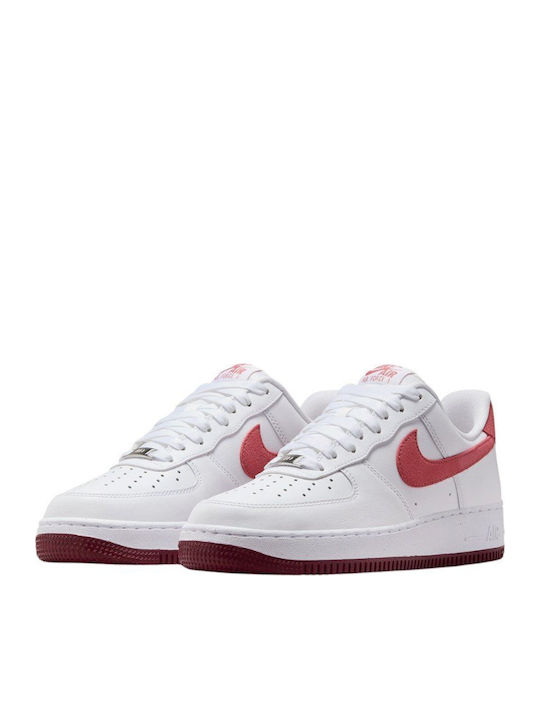 Air Force 1 '07 Damen Sneakers White / Adobe / Team Red / Dragon Red