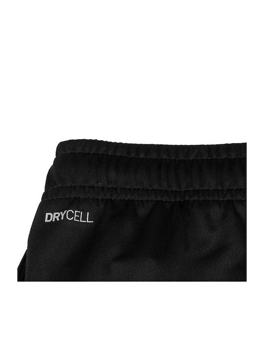 Kids Sweatpants Black Teamrise Poly