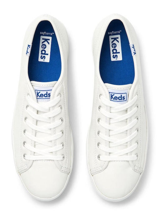 Triple Kick Damen Flatforms Sneakers Weiß