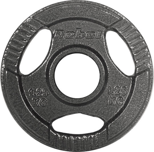 Rebel Scheibenset Olympischen Typs Metall 4 x 1.25kg Φ50mm mit Griffen