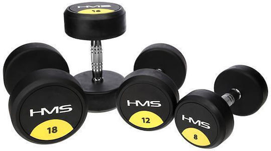 HMS Hg Pro Haltere Rotund Cauciucat 1 x 65kg