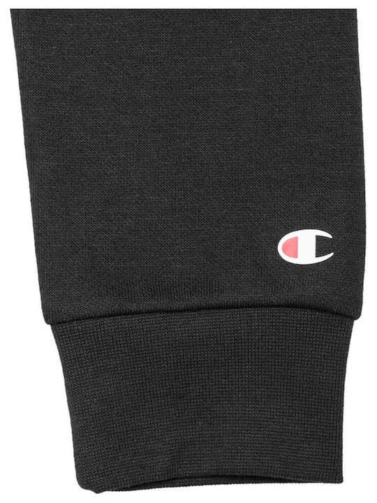 Kids Sweatshirt with Hood and Pockets Black