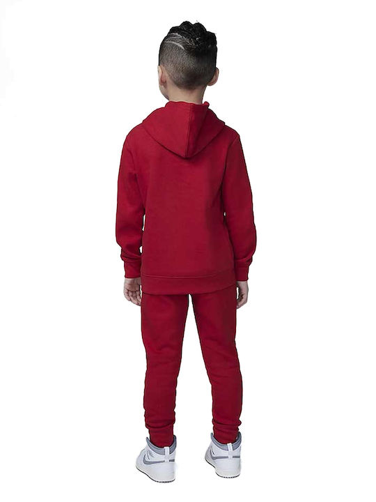 Kids Sweatpants Set Red 2pcs Jumpman
