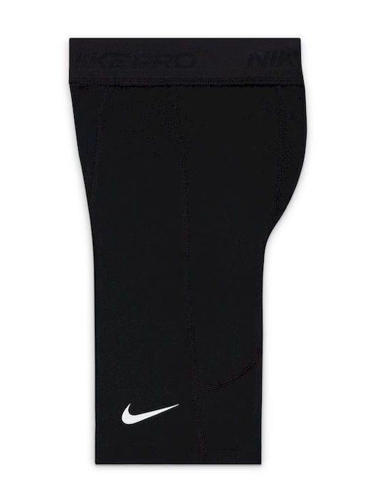 Παιδικό Κολάν Αθλητικό Κοντό Dri-Fit Μαύρο Pro