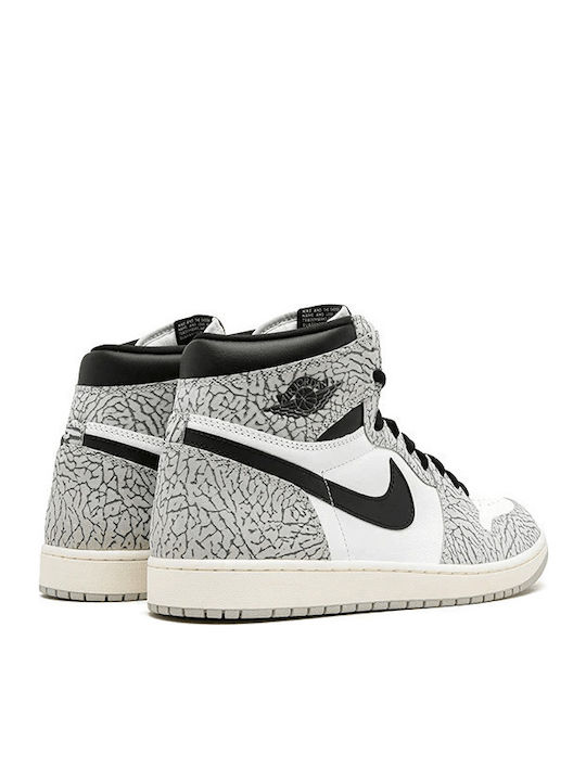 Air  1 Retro High OG Boots Tech Grey / Muslin / Black / White