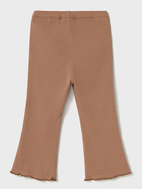 Kinder Leggings Lang Braun
