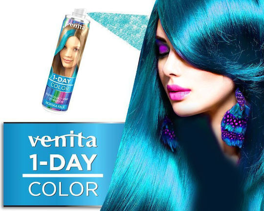 Venita Полуперманентна Боя за Коса в Спрей 5 Космическо Синьо 50ml